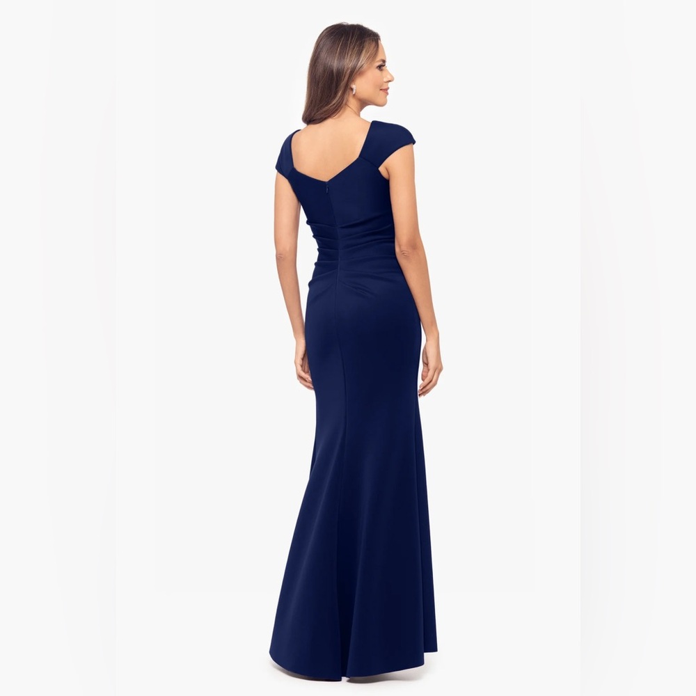 Xscape Navy Blue Maxi Dress - Picture 3 of 5